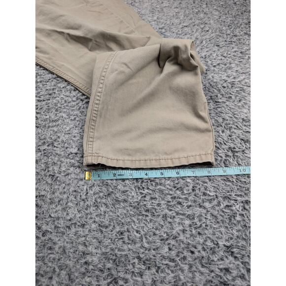 Levis Jeans Mens 40x32 Beige Distressed Medium Wash Denim 514 Straight Leg Pants - Picture 9 of 10